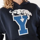 BYU Relaxed Hoodie, Navy - Y Cougar