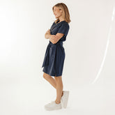 Vineyard Dress, True Blue