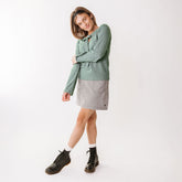 Bow Tie Sweater, Dusk Green