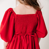 Mini Middleton Dress, Crimson