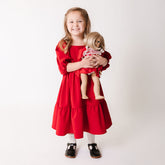 Mini Middleton Dress, Crimson