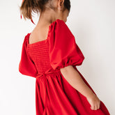 Mini Middleton Dress, Crimson