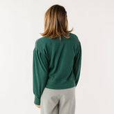 Serena Ribbed Top, Hunter Green