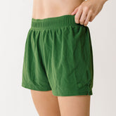 Track Shorts, Palm Green Terry