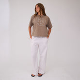 Utah Perfect Oversized Tee, Brown - UU