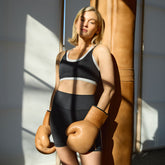 Double Exhale Bra, Black Dot