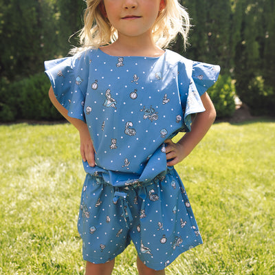 Mini Disney 9 to 9 Romper, Alice Dot