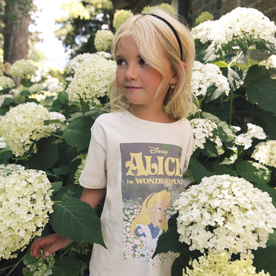 Mini Disney Alice in Wonderland Perfect Tee, Natural