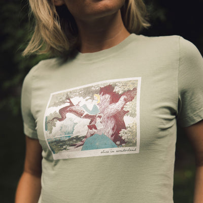 Disney Alice In My World Baby Tee, Mint