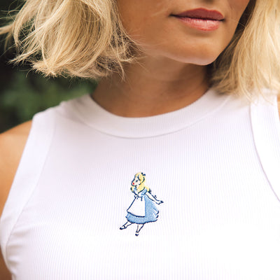 Disney Alice Classic Tank, White