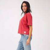 Perfect Oversized Cotton Tee, Red