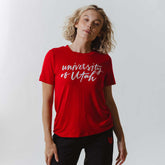 Utah Boyfriend Tee, Red University