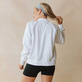 White Bomber Jacket