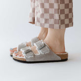 Birkenstock Arizona Shearling-Stone