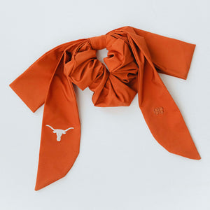 Texas Bow Scrunchie, Burnt Orange