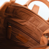 The Compass Satchel, Tan