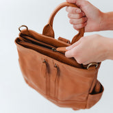 The Compass Satchel, Tan