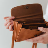 Convertible Clutch, Tan