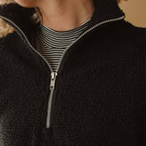 Sherpa 1/4 Zip, Black