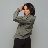 Olive Bomber Jacket