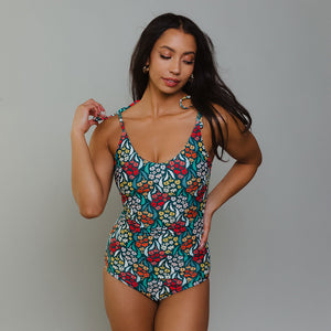 The Natalie One-Piece, Costa Floral