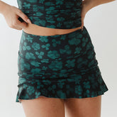 Sea Petal High-Waisted Swim Skirt