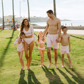 Wind and Sea Shorts, Pink Check