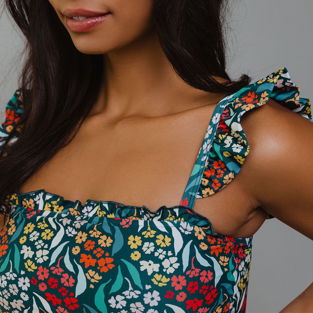 The Mimi One-Piece, Costa Floral - Albion Fit