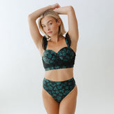 Dotted Hailey Crop, Sea Petal