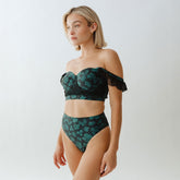 Dotted Hailey Crop, Sea Petal