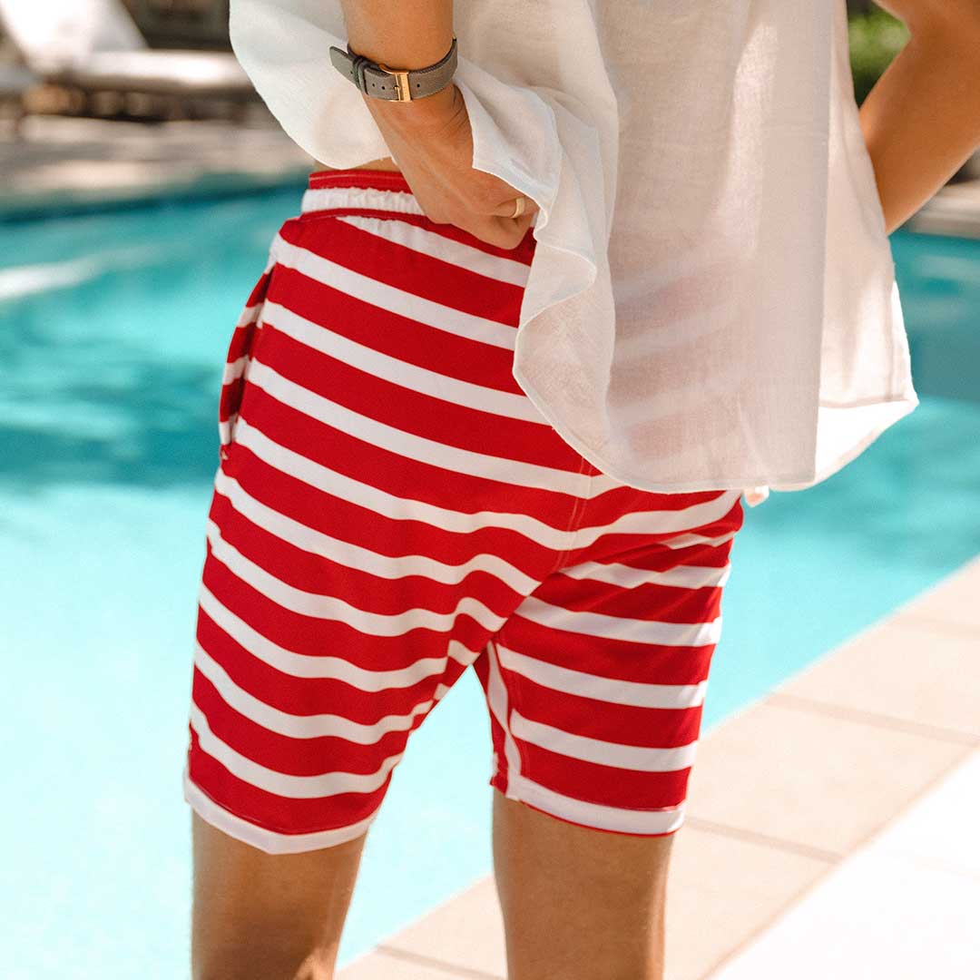 Wind and Sea Shorts, Broad Stripes - Albion Fit