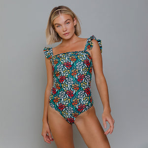 The Mimi One-Piece, Costa Floral