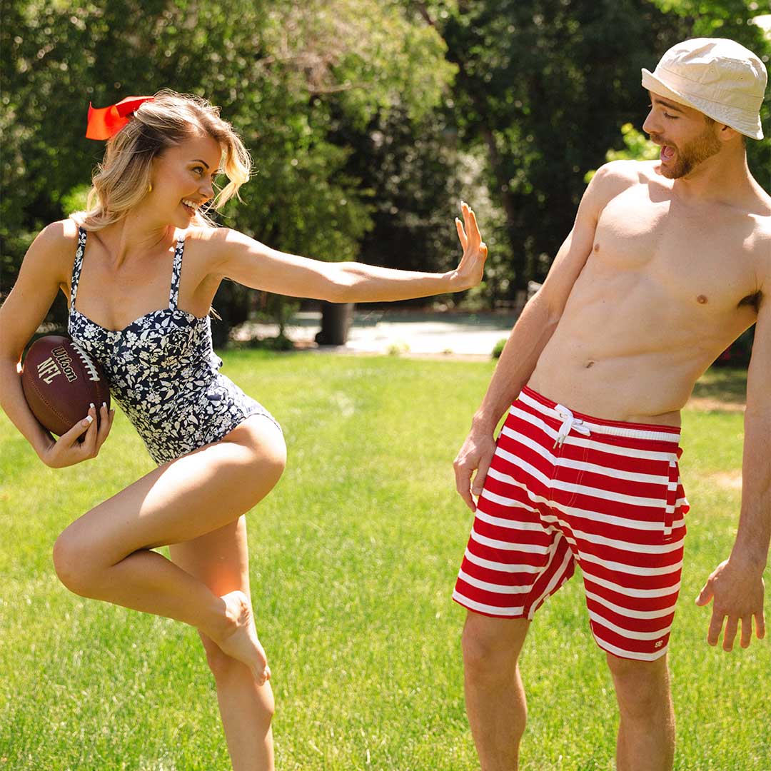 Wind and Sea Shorts, Broad Stripes - Albion Fit