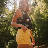 Mustard Lunge Shorts