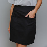 Canvas Skirt, Black Canvas