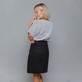 Canvas Skirt, Black Canvas