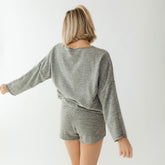 Cottage Pullover, Heather Grey