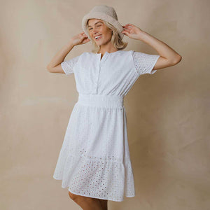 Tea Party Dress, White