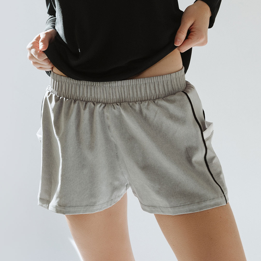 Whistler Shorts, Heather Grey - Albion