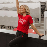 Utah Boyfriend Tee, Red University