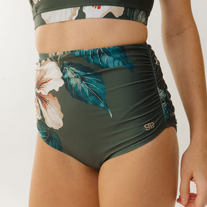 Rica Ruched High-Waisted Bottoms