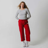 Utah Audrey Wide Leg Pants, Crimson