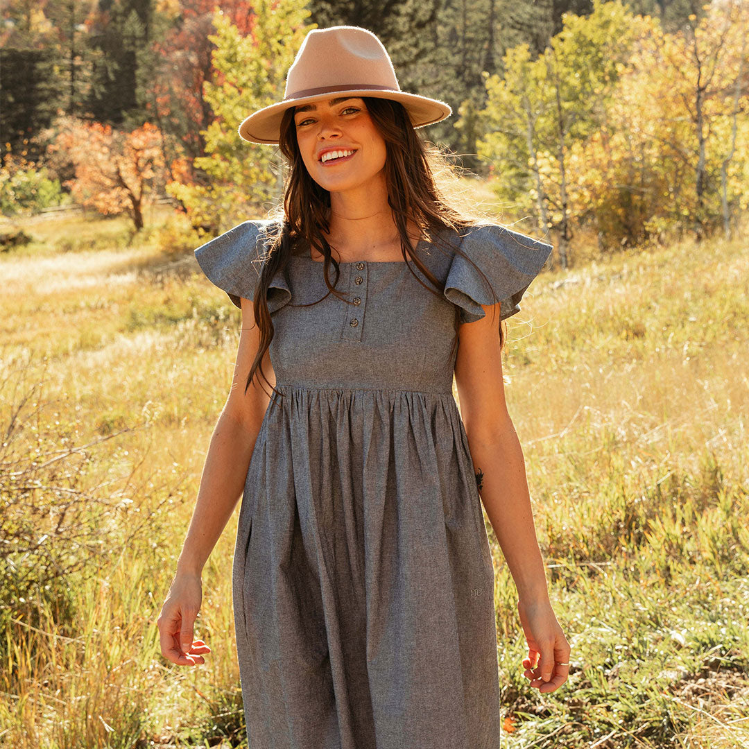 Black 2025 chambray dress