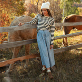 Navy Stripe Sweater