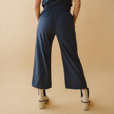 Audrey Wide Leg Pants, Indigo