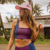 Island Time Sunset Olivia Swim Crop