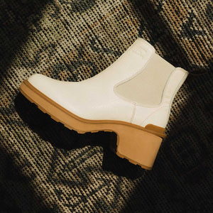 Sorel Hi-Line Heel Chelsea Boot, Bleached Ceramic