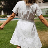 Tea Party Dress, White