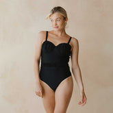 The Duchess One-Piece, Black