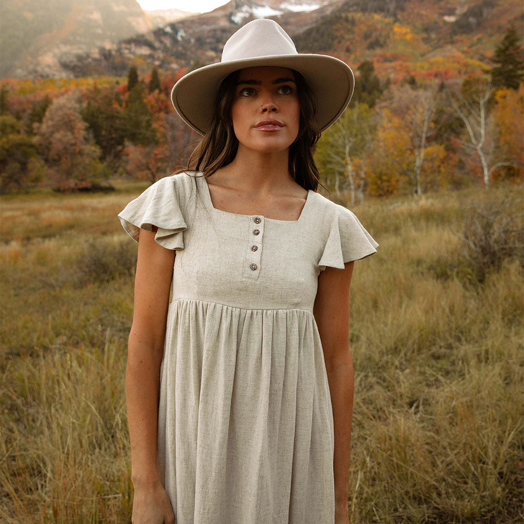Hailey Maxi Dress, Natural Hailey Maxi Dress, Natural